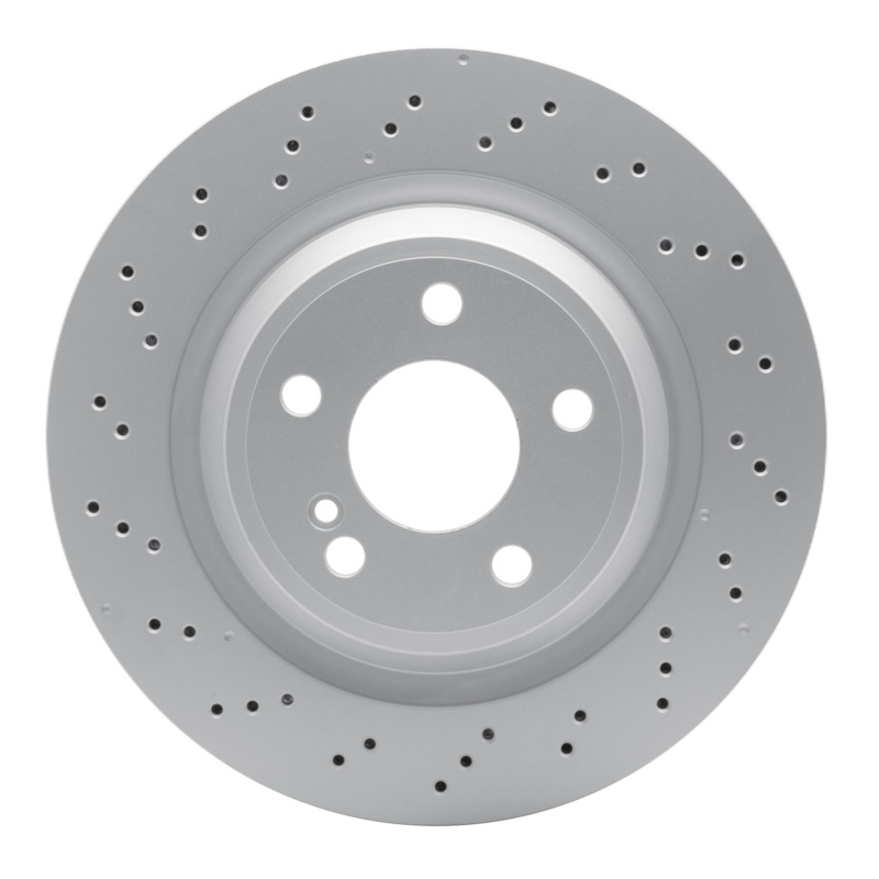 Mercedes-Benz SL450 Brake Rotor (1) - Rear - R1 Concepts - GEOSPEC Coated Rotor - Drilled - `13-`20